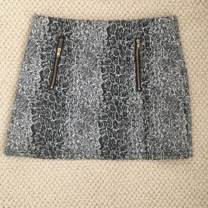 Snake skin soft skirt